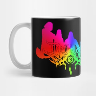 Rainbow Dethklok Logo Mug